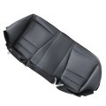Rear Bench Side Bottom Leather Seat Cover Black For Honda Accord 2008 2009 2010 2011 2012 