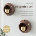 Japanese Style Dopamine Door Bell Shopkeepers For Opening Creative Doorbell Magnetic Round Wooden Entry Alert Chime Home Office