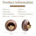 Japanese Style Dopamine Door Bell Shopkeepers For Opening Creative Doorbell Magnetic Round Wooden Entry Alert Chime Home Office