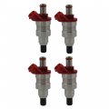 Waltyotur 4 Pcs Fuel Injectors G609-13-250 Replacement For Mazda B2600 Mpv 2 6l