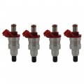 Waltyotur 4 Pcs Fuel Injectors G609-13-250 Replacement For Mazda B2600 Mpv 2 6l
