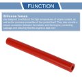 1 Pcs 10mm 39 Id 200mm 7 87 Length 0 Degree Red Car Silicone Hose Coolant Universal