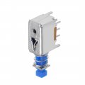 Uxcell Push Button Switch Dpdt 6 Pin 1 Position Self-locking Blue 5pcs