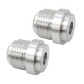 2pcs 8an Aluminum Male Bung Fitteing 6061-t6 