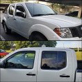 In Channel Auto Vent Window Visors For 2005 2020 Nissan Frontier Crew Cab Dark Smoke Rain Guards With Uv Protection No Drill