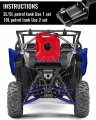 Utv Atv Gas Can Mount Oil Mounting Holder Tanks For 1 4in 75in 2in Roll Bar 3l 5l Fuel Barrel Fit Wrangler Polaris Rzr Ranger