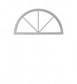 Shed Windows And More 18 Sunburst Half Moon Playhouse Window White J-channel 