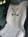 Seat Armour Downard Automotive Golf Clubs Ball Logo Towel Cover Gray 100percentage Cotton Terry Velour Use As Cover Extra If 
