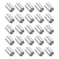 25 Pcs Stainless Steel Spacer 1 4 Bore X 3 8 Od 5 Length Screw Bushing Plain Finish Round Metal For Screws Bolts And Rods 