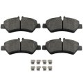 Rear Disc Brake Pads Kit D1317-8431 For 2007-2018 Freightliner Sprinter 2500 Sprinter 3500 2010-2018 Mercedes-benz 250 4pcs