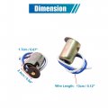 Uxcell 4pcs Ba15s Car Wiring Harness Led Light Bulb Socket Holder Extension Connector Adapter Universal Replacement