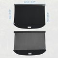 Uxcell Retractable Cargo Cover For Nissan Kicks 2018-2023 Waterproof Non Slip Suv Rear Trunk Shielding Shade Black