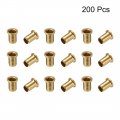 Uxcell Hollow Rivet 5mm X 8mm Through Hole Copper Rivets Grommets Double-sided Circuit Board Pcb 200pcs