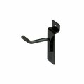 Only Garment Racks 2 Slatwall Hooks For Slat Panel Display 50 Pcs Box 1 4 Dia Wire Heavy Duty Black Color 