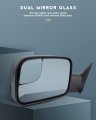 Ocpty Towing Mirror Left Side Replacement Fit For 1994-2001 Dodge Ram 1500 2002 2500 3500 Pickup Tow Manual Adjusted Black