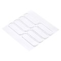 40pcs Cabinet Door Bumper Quiet Clear Slam Stopper Rubber Soft Close Bumpers Self Adhesive 1 38 X 39 0 08 Inch For Shower 