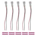 5x Wire Harnesses Replacement 23cm 12v Harness Pigtail Kit For 2018-2021 Wolverine 850 X2 Repl B4j-h25b0-v0-00 