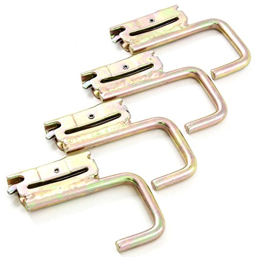 4 Square J Hook For E Track System Trailer Flatbed Helmet Jacket Rack Motorcycle