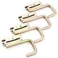 4 Square J Hook For E Track System Trailer Flatbed Helmet Jacket Rack Motorcycle 