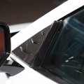 Front Windshield Side Triangle Cover Trim Compatible With Corvette C8 Stingray 2020-2023 Abs 2pcs Car Door Rear Viewmirror