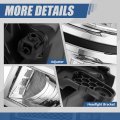 Auto Dynasty Factory Style Headlight Lamps Assembly Compatible With Chevy Silverado 1500 2014-2015 Driver And Passenger Side