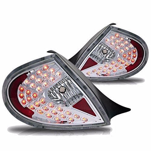 Chrome Housing Led Taillight Lamps For Dodge Neon 2000 2001 2002 Rear Tail Lamp Replacement