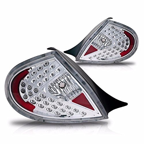 Chrome Housing Led Taillight Lamps For Dodge Neon 2000 2001 2002 Rear Tail Lamp Replacement