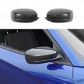 Linskip Side Mirror Covers For Dodge Charger 2010-2023 Carbon Fiber Cap Trim Exterior Accessories 2pcs Carbon 