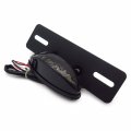 Httmt Motorcycle Atv Cat Eye Tail Light Custom License Plate Holder Relocator