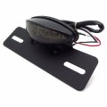 Httmt Motorcycle Atv Cat Eye Tail Light Custom License Plate Holder Relocator