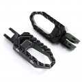 Autobahn88 Motorcycle Footpeg Front Rider Touring-type With No-extension Compatible Ducati Supersport 750 All Year Black