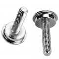 Pilot Automotive Wla-013 Anodized Aluminum License Plate Fasteners Set Of 2 1 Pack
