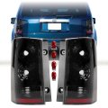 Usr 09-15 Honda Pilot Tail Lights Jdm Style Black Chrome Housing Light Shade Of Smoke Lens Rear Lamps Set Left Right For