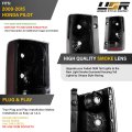 Usr 09-15 Honda Pilot Tail Lights Jdm Style Black Chrome Housing Light Shade Of Smoke Lens Rear Lamps Set Left Right For
