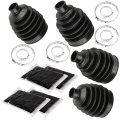 Caltric 2 Rear Axle Inner And Outer Cv Boot Kit Compatible With Polaris Hawkeye 400 Ho 11-14 325 2015