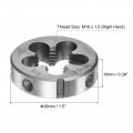 Uxcell Round Threading Dies Metric M16 X 1 5 Thread Right Hand High Speed Steel Hss Screw Cutting Die Repair Tool