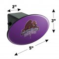 City College Of New York Primary Logo Oval Tow Hitch Cover Trailer Plug Insert 2