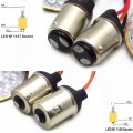 Httmt 4pcs 1156 1157 Front Rear Bullet Led Turn Signal Insert Light Compatible With H-d