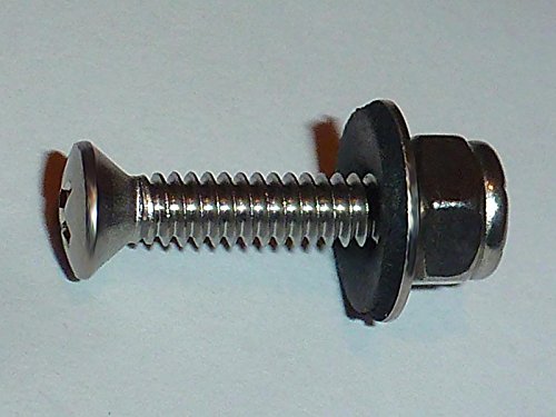 Boat Il Mount Bolts A 20-pack For 10 Fittings Grade 18-8 Stainless Steel