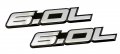 Erpart 6 0l Liter In Silver On Black Highly Polished Aluminum Car Truck Engine Swap Nameplate Badge Logo Emblem Pack Of 2
