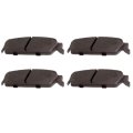Rear Brake Pad Set For Chevy Tahoe 2007 2014 Ceramic Friction Material Steel Backing Replacement 19387594 Alx Pau Ac 