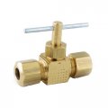 Anderson Metals Corp 7106-04 1 -inch X 1 4 Compression Needle Valve 