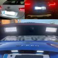 Nslumo Led License Plate Light Assembly For Kia Forte Sedan 2019 2020 2021 2022 2023 Oem Replacement 6000k Xenon White 18-smd