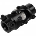 Universal Steering U Joint Shaft Coupling 3 4 In Dd By Single Steel Automotive Coupler Black 83mm Length 35 Degrees Working 