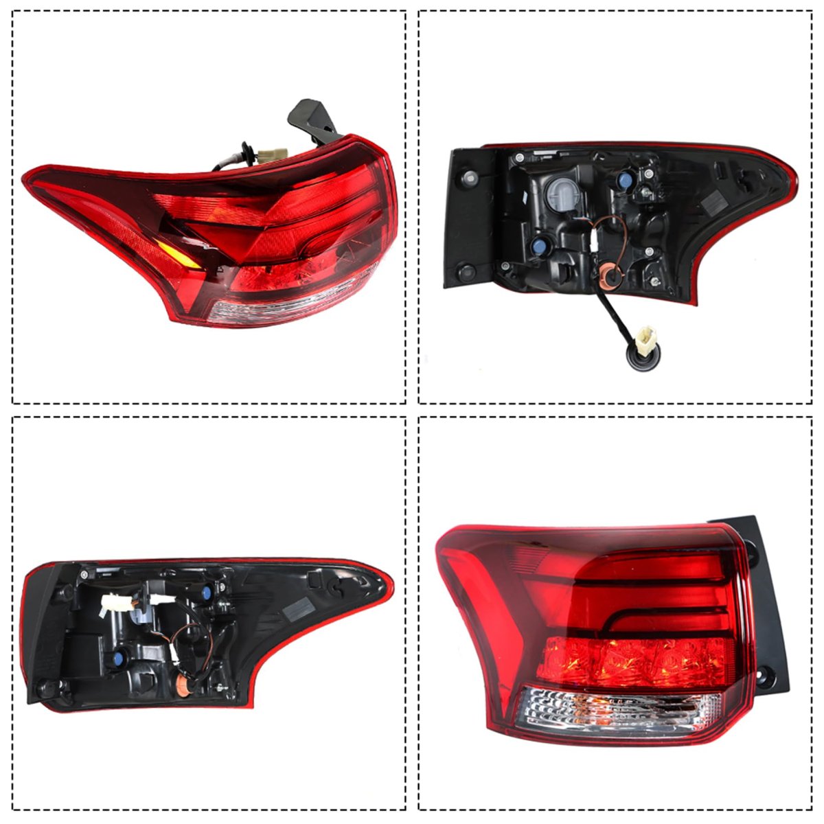 1 Pcs Outer Taillight Replacement For Outlander 2016 2017 2018 2019 2020 Driver Side 8330b177
