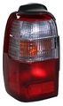 Left Tail Light Assembly For 1996-1997 Toyota 4 Runner Driver Side Rear Lamp With Led Source And Waterproof Lens Red Plastic 