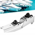 Qiilu Bow Anchor Roller Fixed Marine Yacht Docking Stainless Steel Hinged Pivoting Boat Double With Quick Release Pins
