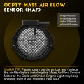 Ocpty Mass Air Flow Sensor 13627566984 Meter Fits For0 2004-2005 Bmw 325i 2 5l X3 2 2003-2005 Z4 2 3 0l
