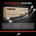 A-premium Front Side Brake Hydraulic Hose Compatible With Select Chevy Cadillac Buick Gmc Oldsmobile And Pontiac Models Impala