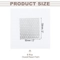 6pcs Drywall Repair Patch 2x2 Inch Self-adhesive Aluminum Metal Plaster Wall Patching Mesh Mending For Quick Fix Hole Sheetrock